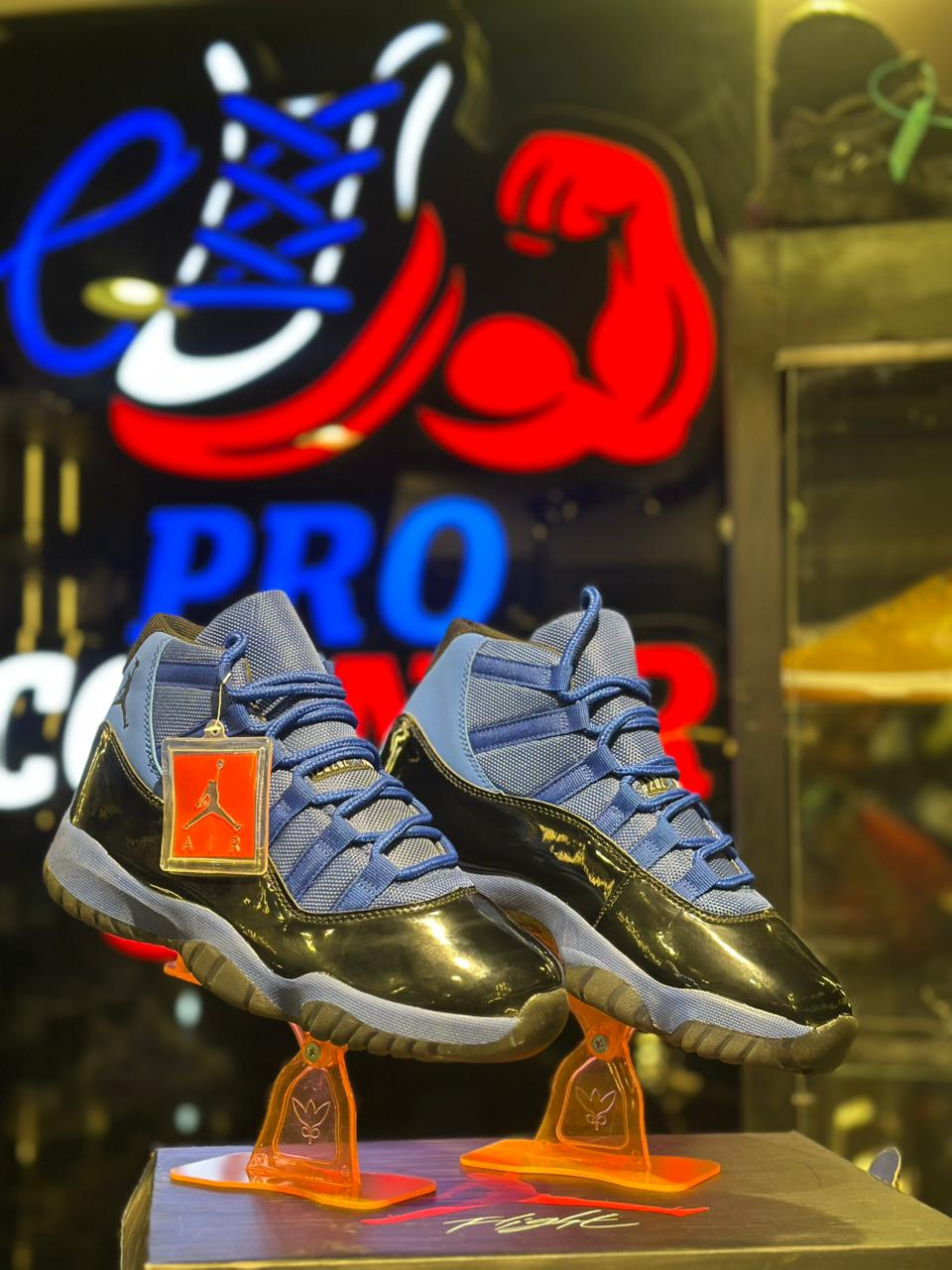 Jordan 11 Blue Black